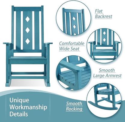 Oversized Outdoor Rocking Chair, Porch Rocker - Image 4