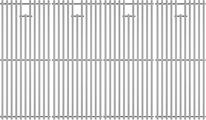 19 3/4" Stainless Steel Cooking Grates Replacement for Chargriller 2121, 2123, 2222, 2828, 3001, 3030, 3725, 4000, 5050, 5252