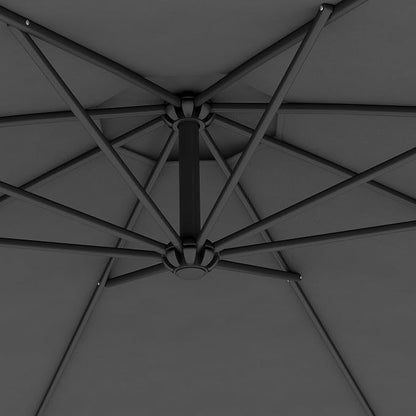 Outsunny 10' Cantilever Hanging Tilt Offset Patio Umbrella | UV & Water - Image 9