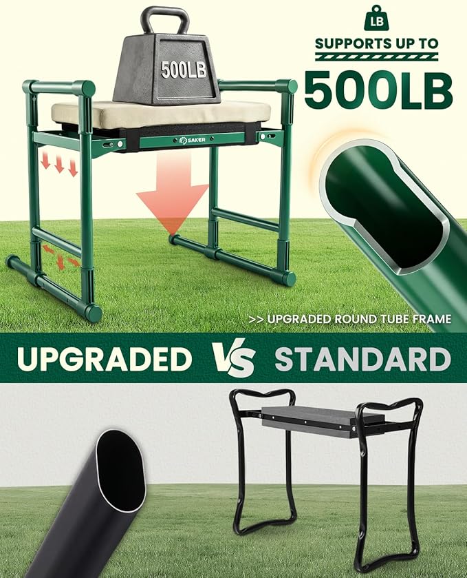 Saker 2026 Upgraded Garden Kneeler and Seat - Image 4