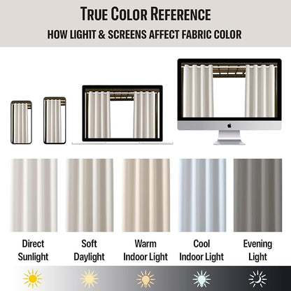 Outdoor Patio Curtain Waterproof Darkening Thermal Insulated Indoor Curtains - Image 6