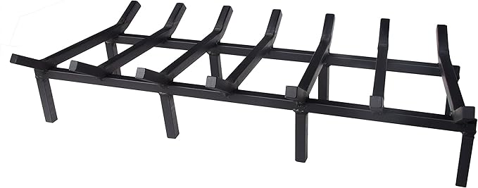 SteelFreak Super Heavy Duty Steel Fireplace Grate - Made in The USA (33 Inch)