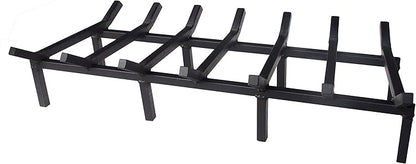 SteelFreak Super Heavy Duty Steel Fireplace Grate - Made in The USA (30 Inch)