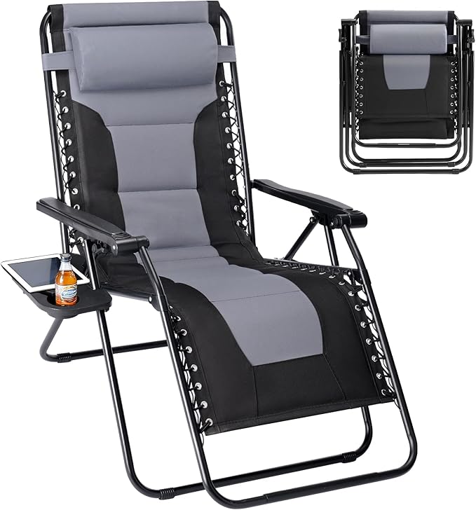 Sweetcrispy Zero Gravity Chairs, Foldable Patio Reclining Chairs by Sweetcrispy