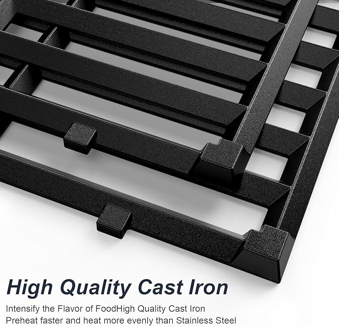 Grill Parts for Weber Spirit e310, 17.5" Grill Grates for Weber Spirit 300 and Spirit II 300, Spirit E/S310 E/S315 320 330 SP320, Spirit 700, Genesis 1000-3500, Gold & Silver B/C Gas Grill, 7638 7639