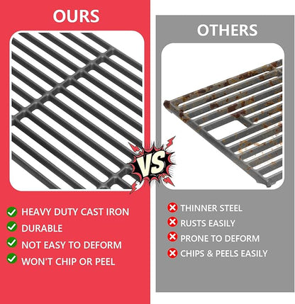 18 13/16" Grill Grates for KitchenAid 720-0954 Grill Parts, Kitchenaid 720-0733A, 720-0954A, 720-0733D, 720-0954L, 730-0733, 740-0733A, 730-0733A Grill Grates Parts, Nexgrill Parts 720-0733, Cast Iron