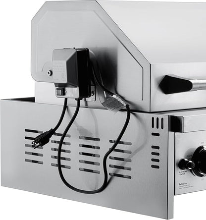 KoolMore 30 in. Built-in Liquid Propane BBQ Grill for Outdoor Kitchen in Heavy-Duty Stainless-Steel (KM-OKS-BQ30)