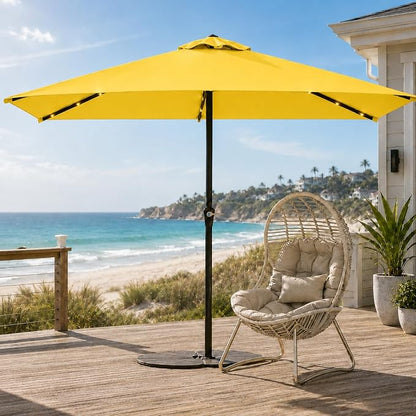 6.5 x 10ft Rectangular Patio Umbrella - Image 2