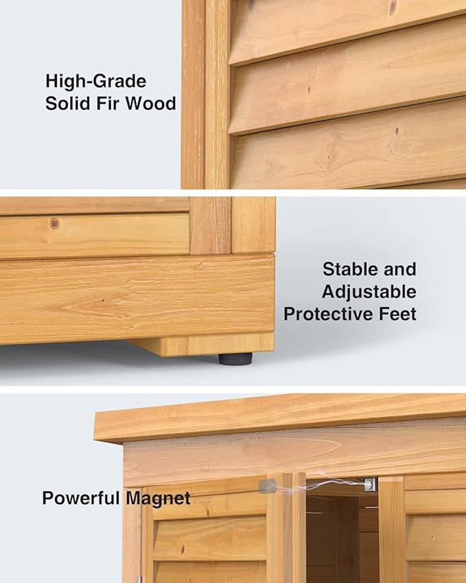 Bealife 63.2" Outdoor Storage Cabinet - Image 2