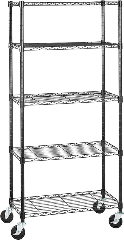 Amazon Basics 5-Shelf Heavy Duty Garage Shelving Storage Rack by AmazonBasics