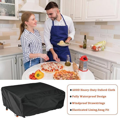 Pizza Oven Cover for Blackstone 2238 2379 Leggero Tabletop Pizza Oven, Heavy-Duty Waterproof Portable Outdoor Grill Cover for Blackstone 5967 Table Top Accessory