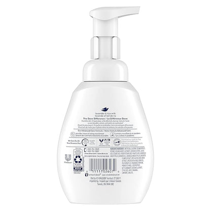 Dove Foaming Hand Wash Lavender & Rice Milk Pack of 4 Protects Skin from Dryness, More Moisturizers than the Leading Ordinary Hand Soap, 10.1 oz