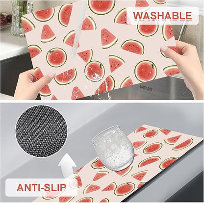 Placemats Set of 4 - Faux Leather Heat Resistant Placemats for Dinner Table, Non-Slip Waterproof Oil-Proof Washable Reusable Placemat for Indoor Outdoor Kitchen Decor, 15.75In*11.81In