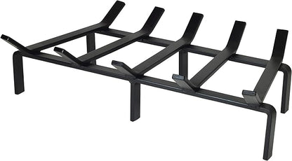 SteelFreak Heavy Duty Steel Fireplace Grate - Made in The USA (21 Inch)