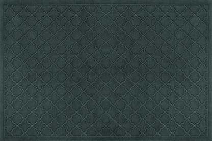 WaterHog Heavy Duty Doorway Mat, 3' x 5', Made in USA, Durable & Skid-Resistant Entryway Mat, Water-Trapping, Indoor/Outdoor Decorative Floor Covering, Cordova Collection, Evergreen