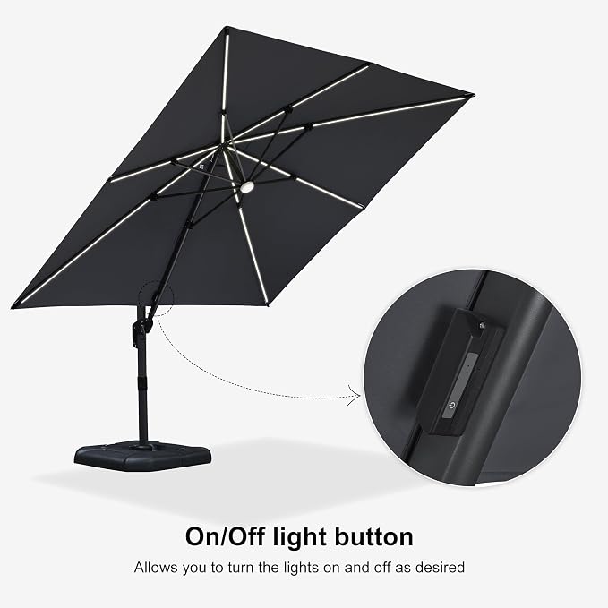 PURPLE LEAF Outdoor Umbrella - Image 7