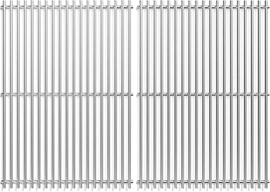 18.75" 2Pack Stainless Steel Cooking Grill Grates for Weber Genesis II 300 and Genesis II LX 300 Series Gas Grills, Genesis II E&S 310 315 320 325 340, Replacement Parts for Weber 66095