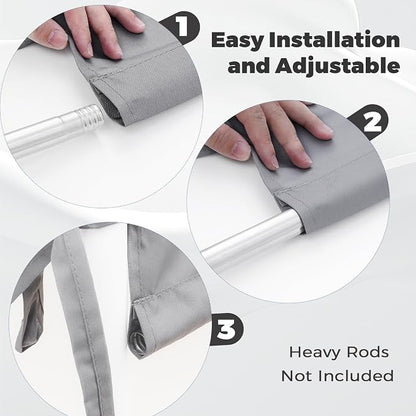 17' x 6.8' Waterproof Pergola Canopy Replacement Cover, Light Gray | Waterproof - Image 6