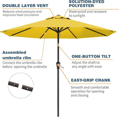 10FT Patio Umbrella, Outdoor Umbrella - Image 2