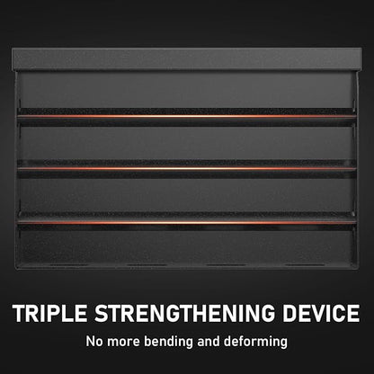 Utheer 25" x 16" Nano-Ceramic Nonstick Griddle for Gas & Charcoal Grills – Universal Flat Top with Grease Groove, Reinforced Ridges & High Sidewalls, Perfect for Healthy Cooking, Parties & Camping