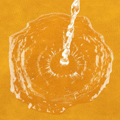 ADRIMER Placemats, Heat Resistant Oval Placemats Set of 6 Washable 12 x 17 Inch, Waterproof Table Mats, Wipeable Pu Place Mats for Kitchen, Dining Room, Yellow
