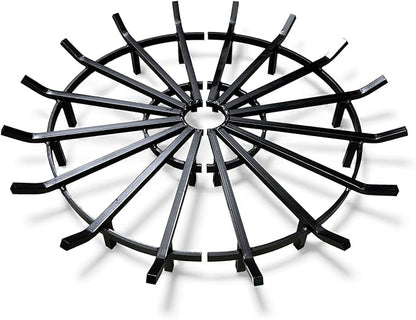 SteelFreak Super Heavy Duty Wagon Wheel Firewood Grate for Fire Pit - Made in The USA (40 Inch)