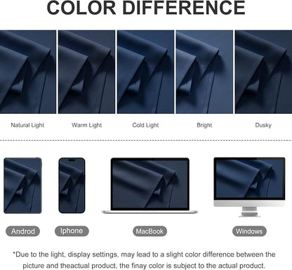 RYB HOME Extra Wide Outdoor Curtains - Image 8