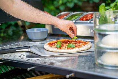 ooni 14” Metal Pizza Peel – Metal Pizza Peel 14 Inch, Pizza Spatula Paddle, Lightweight Pizza Turning Peel with Long Handle, Pizza Oven Accessories, Pizza Tools, Rectangle Pizza Turner