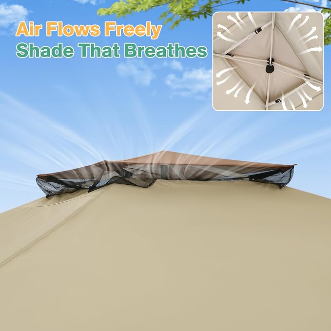COBIZI 10x15 Pop up Canopy Gazebos on Clearance-Canopy Tent - Image 5