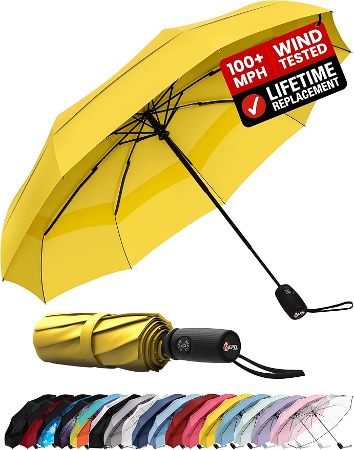 Windproof Travel Umbrella by RepelUmbrella