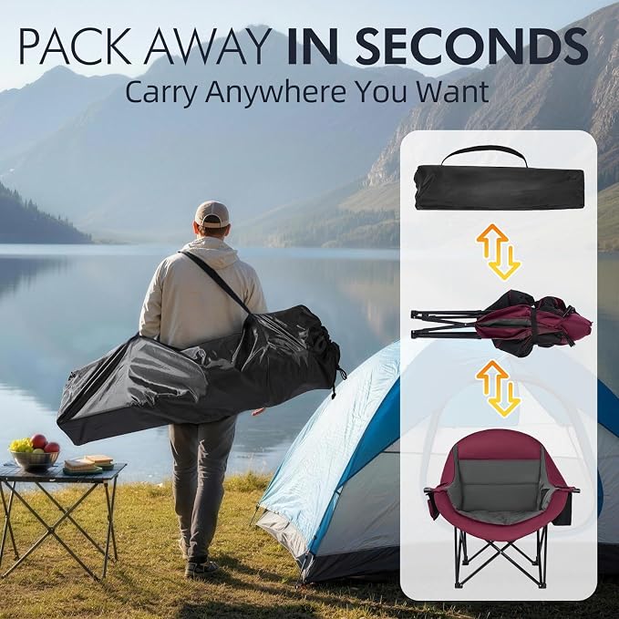 Oversized Camping Chairs for Adults - Image 6