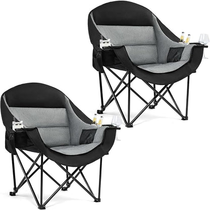 Oversized Camping Chair for Adults 2 Pack by PUVASIA