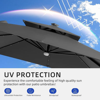 JZ-DZS Cantilever Patio Umbrella - Image 8