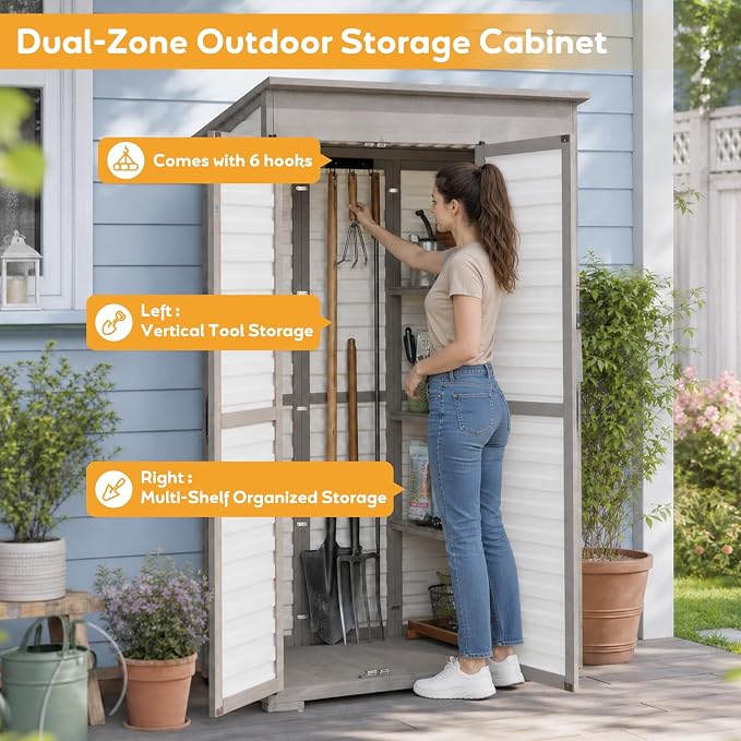 Large Outdoor Storage Cabinet - Image 5