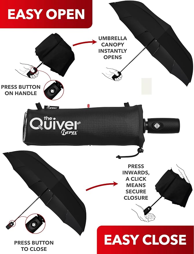 Windproof Travel Umbrella - Image 6