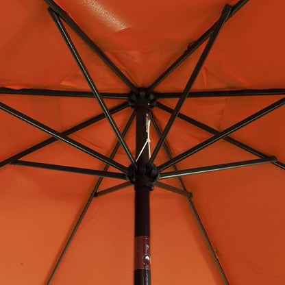 9' Outdoor Patio Umbrella, Outdoor Table Umbrella, Yard Umbrella, Market - Image 3