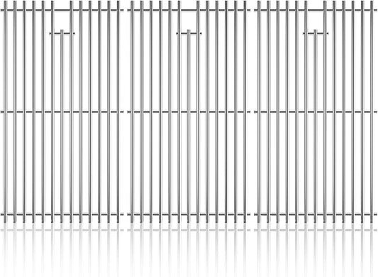 17" Stainless Steel Grill Grates for Charbroil 463242716 Tru Infrared, for Charbroil Commercial 463242715 463276016 463257520 463263924, for Lowe's 606682 Nexgrill 720-0882A BHG 720-0882