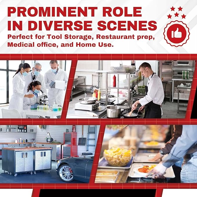 DuraSteel 30x72 NSF Stainless Steel Cart Work Table - Heavy Duty Rolling Food Prep Table Countertop Island - Metal Utility Cart on Wheels Caster, Grill Stand Storage Outdoor Kitchen Tables Bar Top
