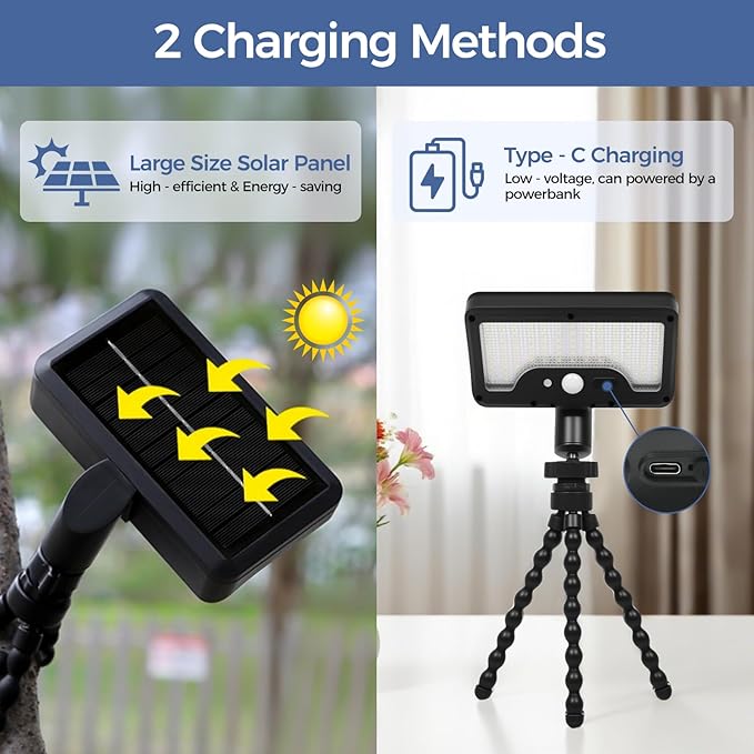 Solar Grill Lights for Outdoor Grill with 92 LEDs, 3 Motion Sensor Light Modes & Energy-Saving Desigh, 360° Adjustable Smoker BBQ Grill Accessories, Grill Gifts for Him Her Parents Husbands