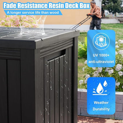 Outdoor Storage Box, 200 Gallon Waterproof Deck Box, Premium Hydraulic Cushion - Image 6