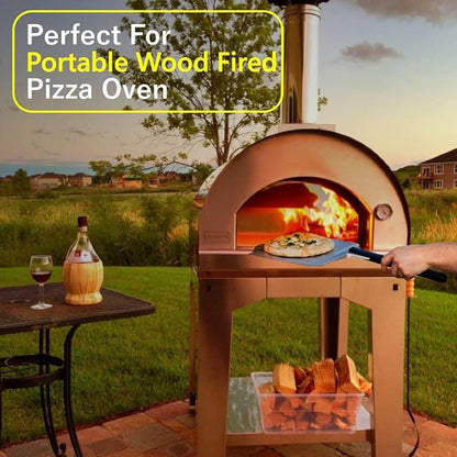 Old Potters Kiln Dried ~6 x 0.5-1.5 Inch Mini Pizza Oven Cooking Logs, Wood Logs for Grills and Smokers, Solo Stove Mesa XL (790 Cubic Inches), Cherry