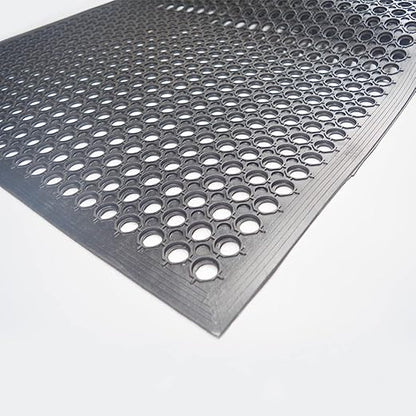 Anti-Fatigue Non-Slip Rubber Floor Mat Heavy Duty Mats 36"x60" for Outdoor Restaurant Kitchen Bar