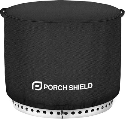 Porch Shield Fade Resistant Solo Stove Yukon Cover - Waterproof Patio Fire Pit Cover Round 28 inch Fits for Small Firepit Solo Stove Yukon