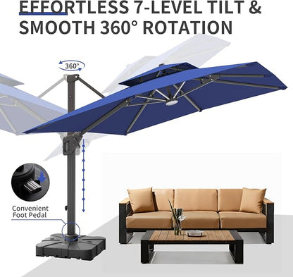 10 X 13 FT Cantilever Patio Umbrella - Image 6