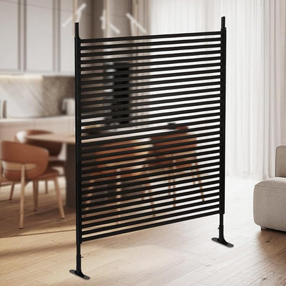 Outdoor Privacy Fence Screen, Privacy Fence Screen for Outside Decorative Privacy Screen Fence Panels, 3.94 ft W x 5.91 ft H Tall Divider for Outdoor Garden Backyard Patio Decorative, Brown, 1PC