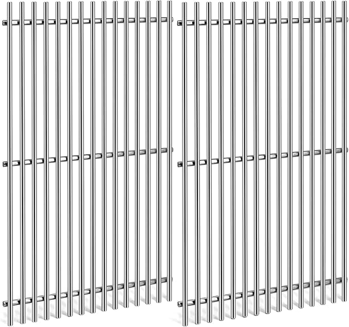 19.5" Stainless Steel Cooking Grates for Weber Genesis 300 Series, Weber Genesis Grill Parts for Genesis E310 E320 E330 S310 S320 S330, Replacement Parts for Weber 7528/7524