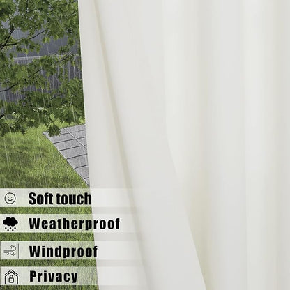 BONZER Waterproof Indoor/Outdoor Curtains - Image 3
