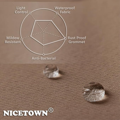 NICETOWN Sliding Door Curtain for Patio Extra Wide, Grommet Top Thermal - Image 4