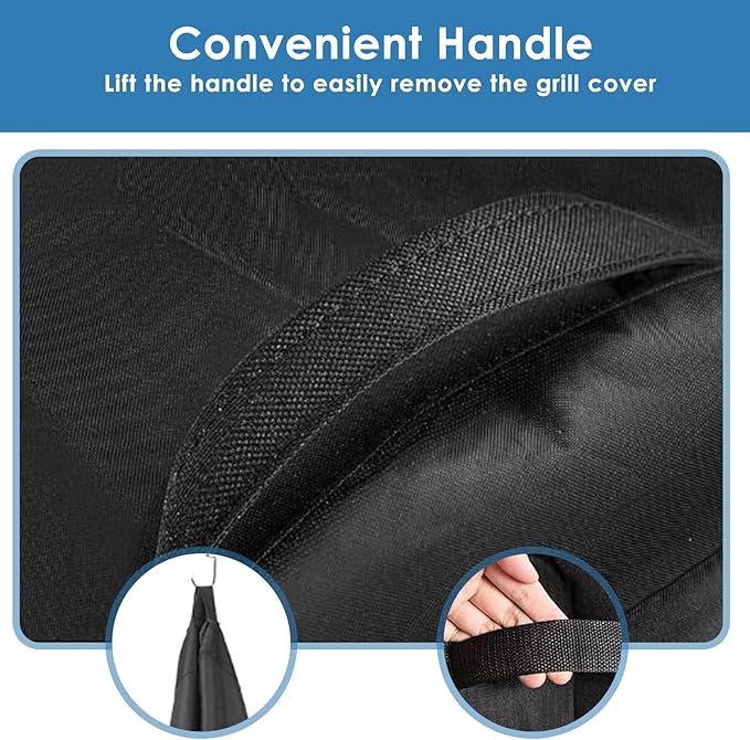 Grill Cover for Weber Genesis II 4 Burner & LX 400 Series, 65 Inch Heavy Duty & Waterproof, Outdoor Cover for Weber Summit 400 Series Grill
