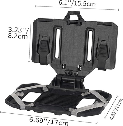 Tactical Molle Phone Holder for Plate Carrier Vest, Quick Release & Adjustable Phone Mount, Compatible with 4.7-6.7 inch Smart Phones, Durable Tactical Accessories for Outdoor Enthusiasts
